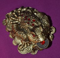 feng shui žaba velká - trojnohá